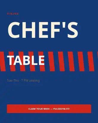 CHEF'S TABLE — Local Business Flyers template