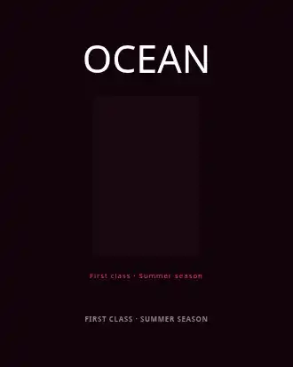 OCEAN LINER — Vintage & Retro Ads template