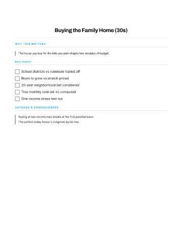 Buying the Family Home (30s) — 20s & 30s template