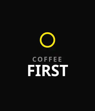 COFFEE FIRST QUESTIONS LATER — Funny Sayings template