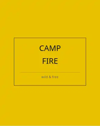 CAMP FIRE SOCIETY — Vintage Badge template