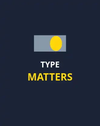TYPE MATTERS — Minimal Typography template