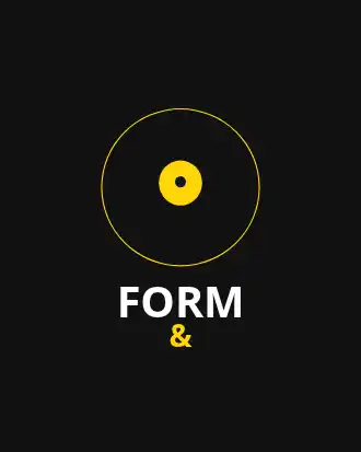FORM & FUNCTION — Minimal Typography apparel template