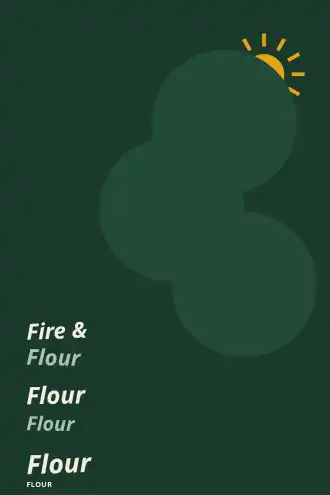 Fire & Flour — Nonfiction & Cookbooks template