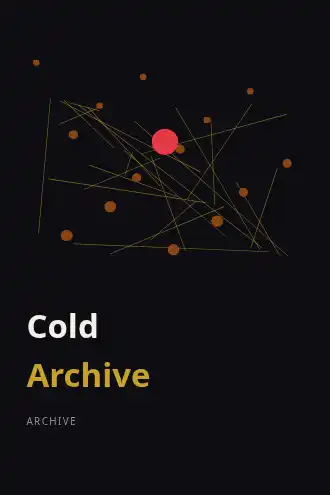 Cold Archive — Mystery & Thriller template