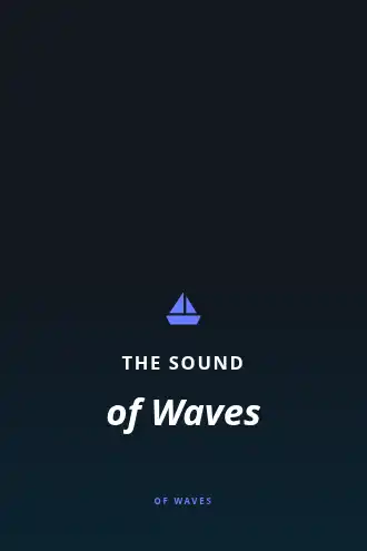 The Sound of Waves — Fiction & Literary template
