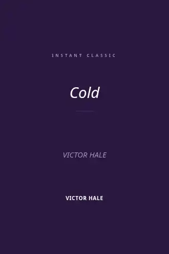 Cold Archive — Mystery & Thriller bookcovers2 template