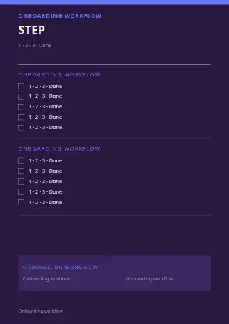 STEP PROCESS — SOPs & Process template