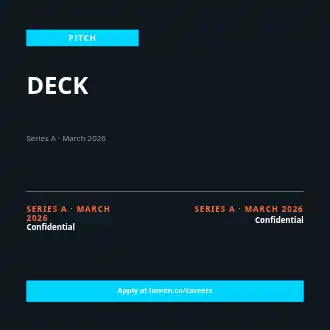 DECK COVER — Pitch & Webinar template