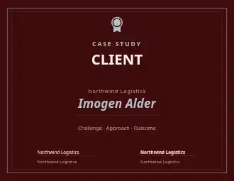 CLIENT RESULTS — Reports & Company template