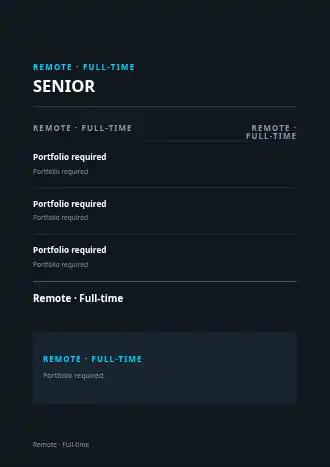 SENIOR DESIGNER — Hiring & HR template