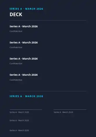 DECK COVER — Pitch & Webinar template