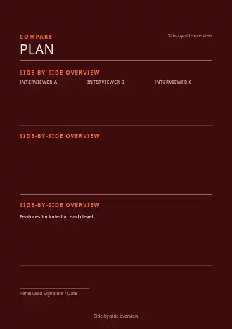 PLAN OPTIONS — Proposals & Pricing business template