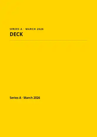 DECK COVER — Pitch & Webinar business template