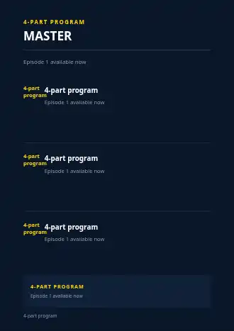 MASTER CLASS — Pitch & Webinar business template