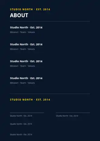 ABOUT US — Reports & Company business template