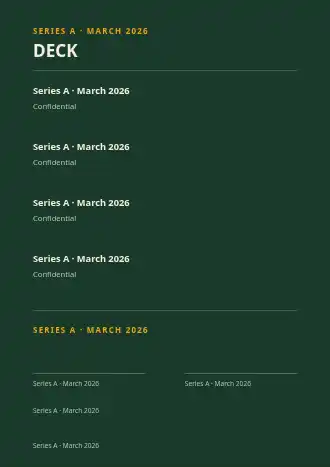 DECK COVER — Pitch & Webinar business template