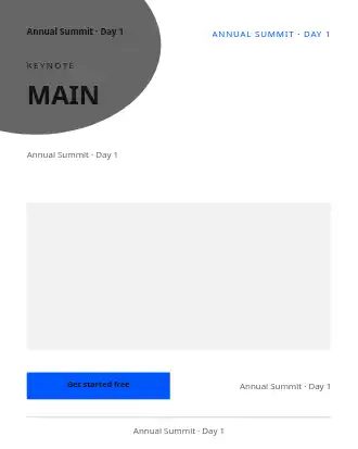MAIN STAGE — Pitch & Webinar business template