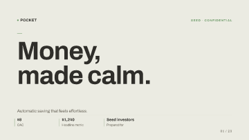 Pocket — Seed investors — Seed investors template