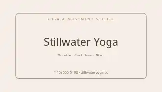 Stillwater Yoga — Wellness & Fitness template