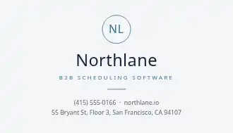 Northlane — Technology & SaaS business card template