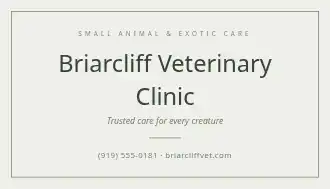 Briarcliff Veterinary Clinic — Veterinary & Pet Care business card template