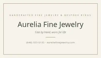 Aurelia Fine Jewelry — Jewelry & Accessories business card template