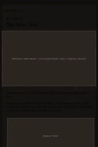MAISON VÉGA — Product Launch — Product Launches template