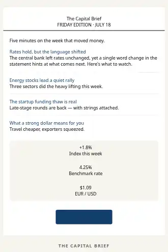 The Capital Brief — Newsletter / Digest — Newsletters & Digests template