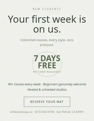 Stillwater Yoga — Business Promo template