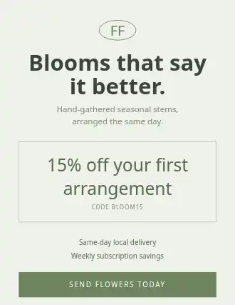 Fern & Field — Business Promo flyer template