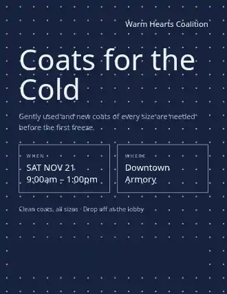 Coats for the Cold — Drives template