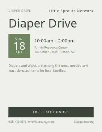 Diaper Drive — Drives template