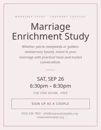 Marriage Enrichment Study — Studies template