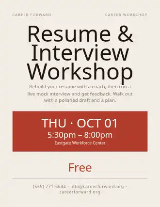 Resume & Interview Workshop — Skills template