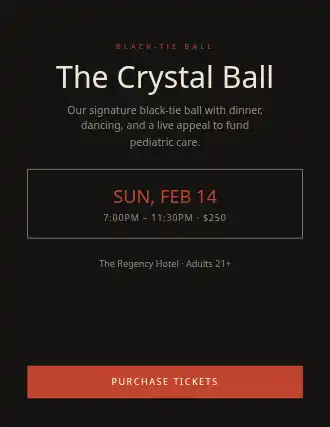 The Crystal Ball — Charities flyer template