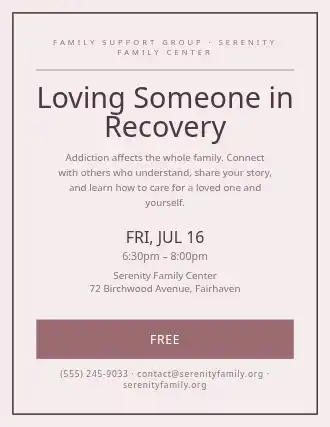 Loving Someone in Recovery — Addiction Recovery template