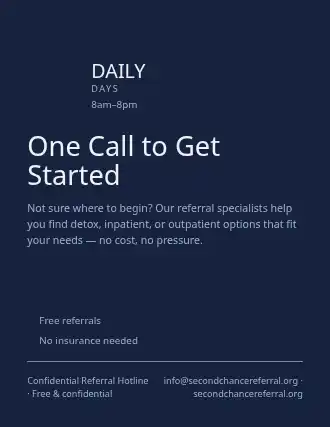One Call to Get Started — Addiction Recovery flyer template