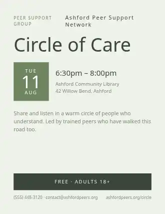 Circle of Care — Mental Health template