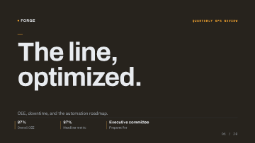 Forge Robotics — Executive committee — Executive committee template