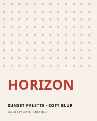 HORIZON DREAM — Style & Era Campaigns template