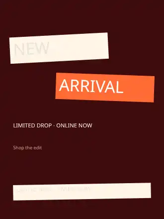 NEW ARRIVAL — Product Drops & Promos fashion2 template