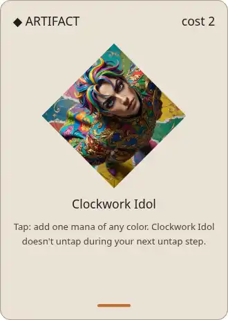 Clockwork Idol — Fantasy TCG — Fantasy TCG template