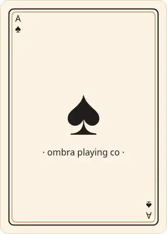 ornate ace of spades — Poker & Playing Cards — Poker & Playing Cards gamecard template