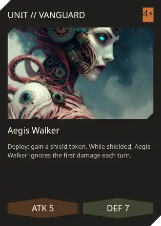 Aegis Walker — Sci-fi TCG — Sci-fi TCG template