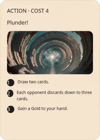 Plunder! — Deck-builder — Deck-builder template