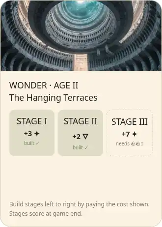The Hanging Terraces — Deck-builder — Deck-builder template