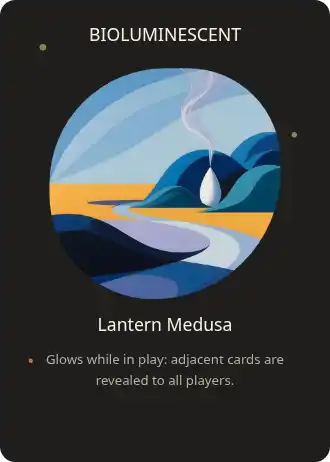 Lantern Medusa — Deep Sea — Deep Sea template