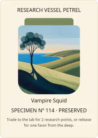 Vampire Squid — Deep Sea — Deep Sea template