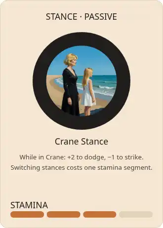Crane Stance — Martial Arts — Martial Arts template